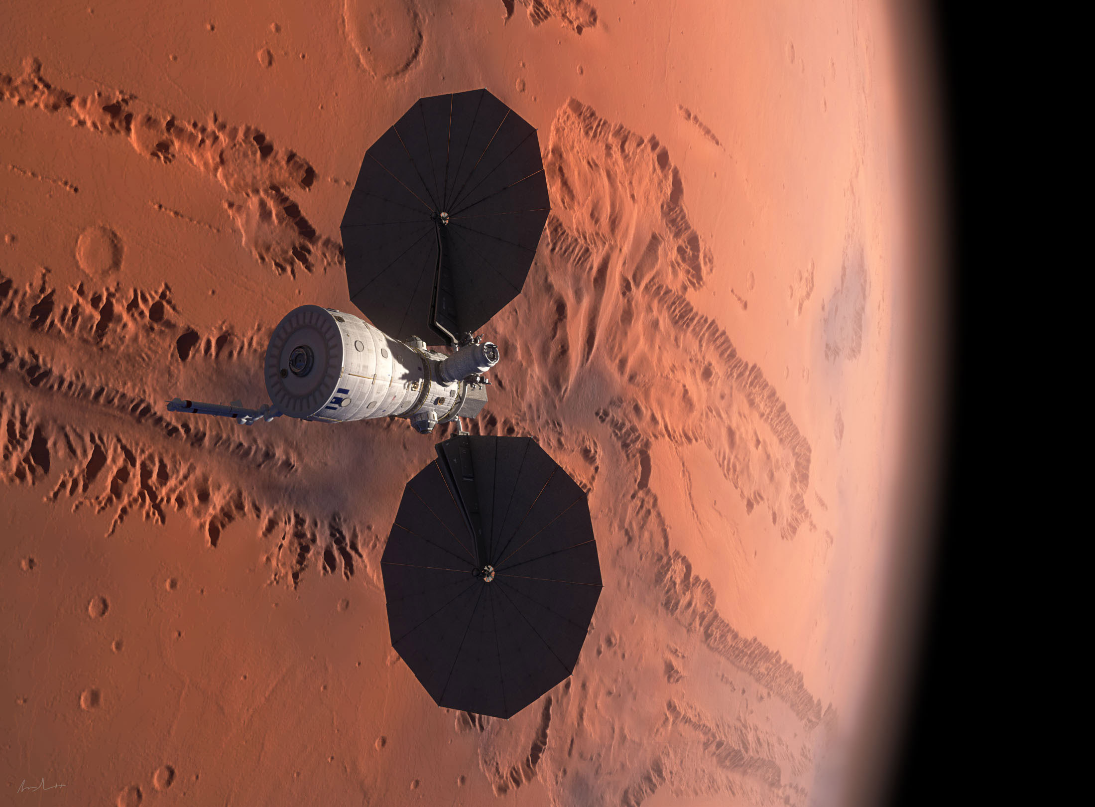 Lockheed Martin показала план марсианской орбитальной станции и спускаемого аппарата - 4